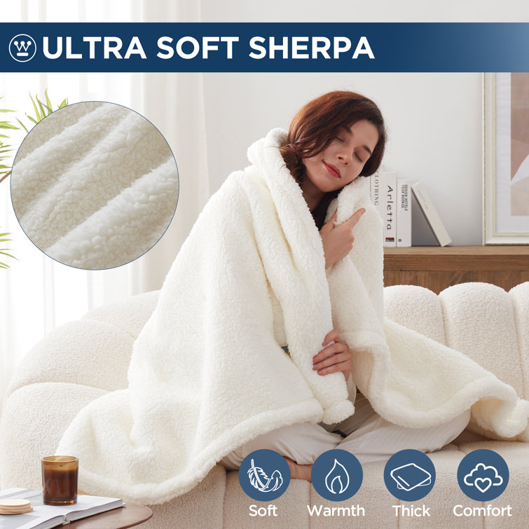 Ultra sherpa heated discount throw